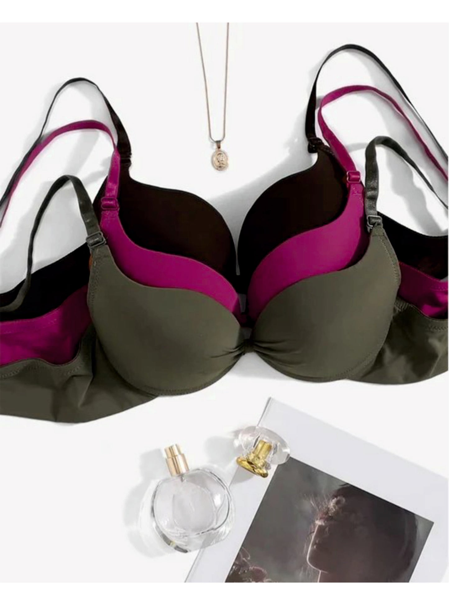 Solid Underwire Bra