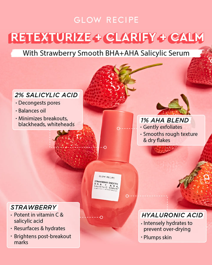 Glow Recipe - Strawberry Smooth BHA+AHA Salicylic Serum